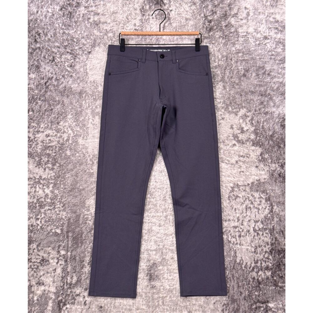 Western Rise Evolution Slim Fit Pants 30 x 30 Mens Gray 5 Pocket